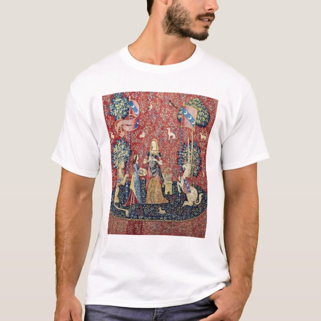 Dam och Unicorn T Shirt (Framsida)