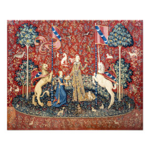 Dam och Unicorn, Taste Fototryck