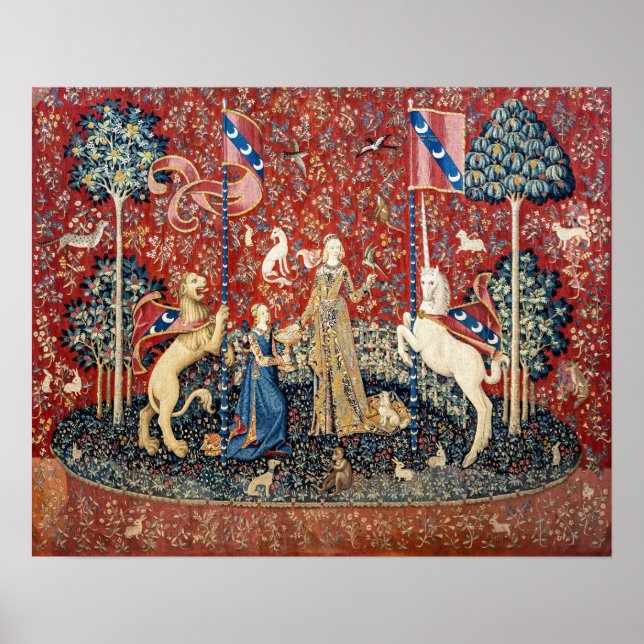 Dam och Unicorn, Taste Poster (Framsidan)