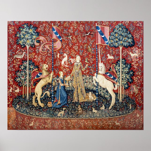 Dam och Unicorn, Taste Poster (Framsidan)