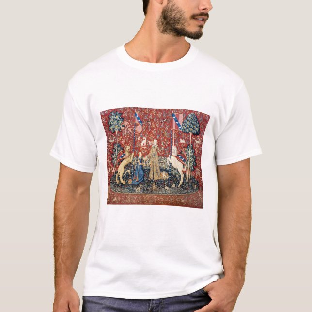 Dam och Unicorn, Taste T Shirt (Framsida)