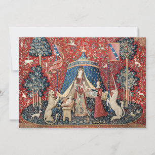 Dam och Unicorn, till min enda önskan Inbjudningar