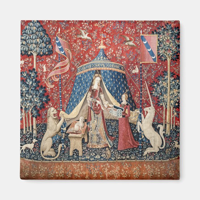 Dam och Unicorn, till min enda önskan Magnet (Framsidan)