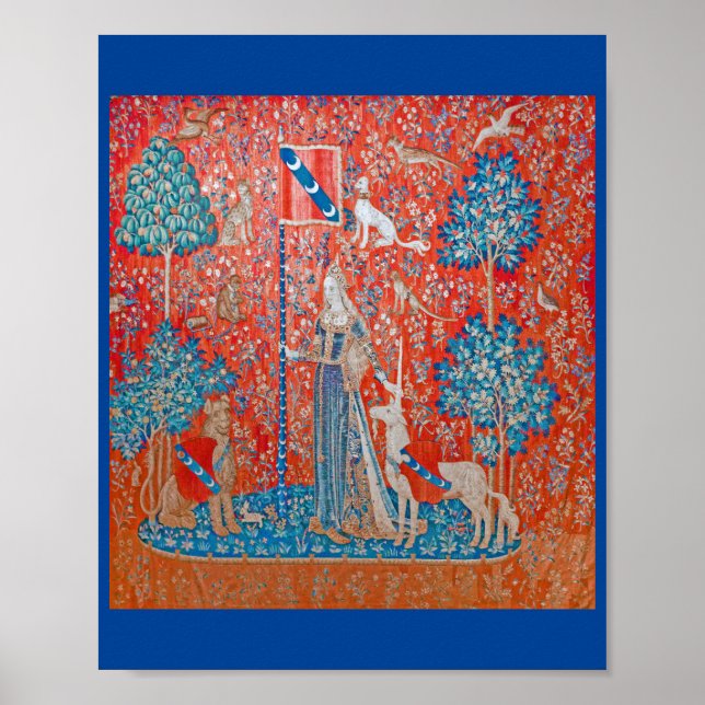 Dam och Unicorn/Touch Poster (Framsidan)