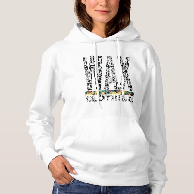 Dam Old school hip hop hoodie - Vax kläder T Shirt (Framsida)