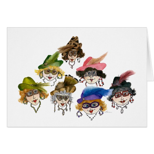 Dam om årtionden av dyrt humorkort OBS kort (Framsidan Horizontal)