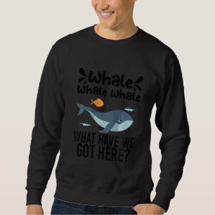 Dam Orca Grafisk för kvinnor män barn val T-shirt Lång Ärmad Tröja