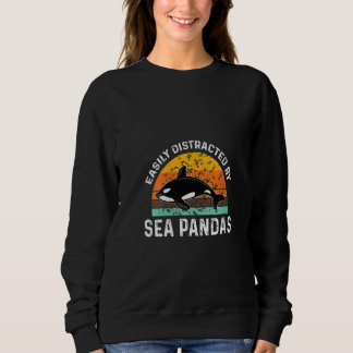 Dam Orca Grafisk För Kvinnor Män Barn Val V Hals T Shirt