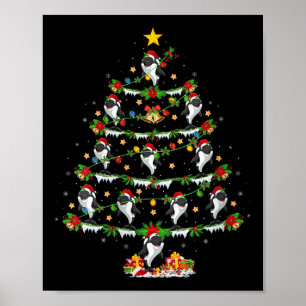 Dam Orca Julgransljus Roliga Havsdjur Poster