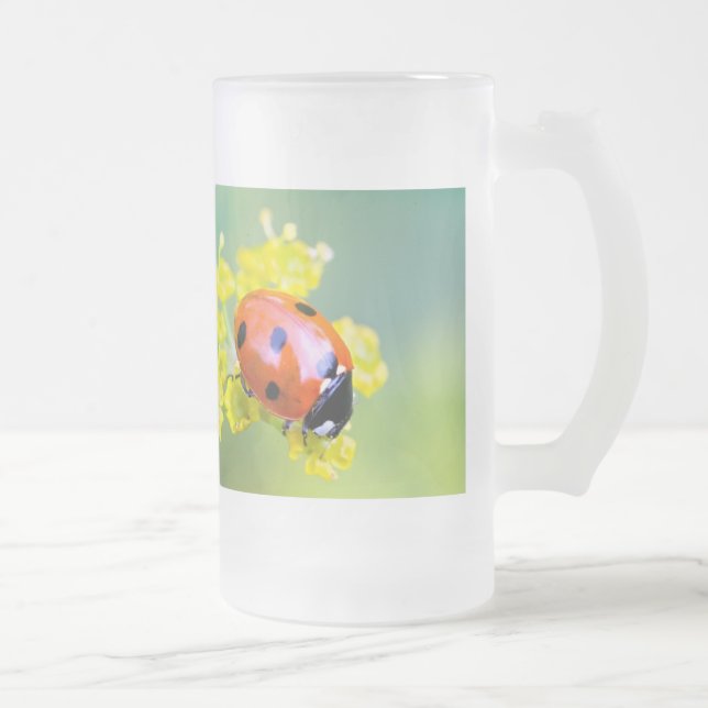 dam överst frostat ölglas (Höger)