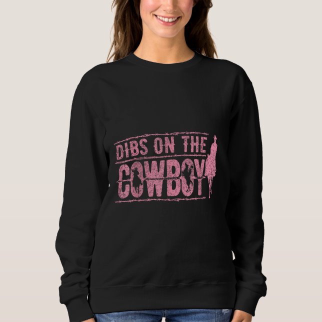 Dam på Cowboy, Naughty Cowgirl, Cowgirl Cute T Shirt (Framsida)