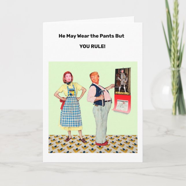 Dam på födelsedagskortet kort (Framsida)