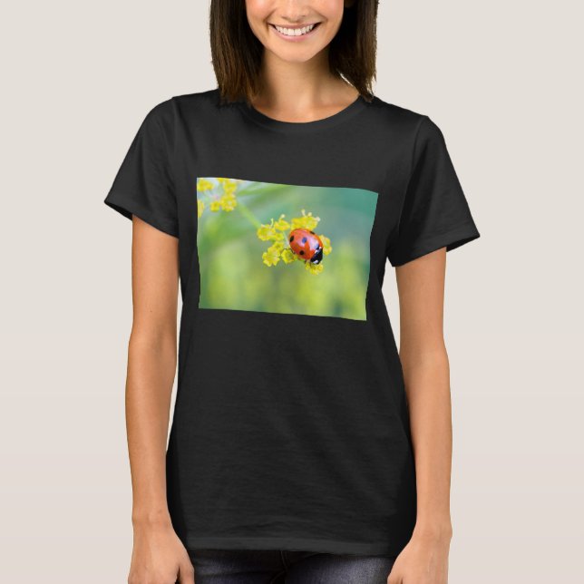 dam på toppen t-shirt (Framsida)