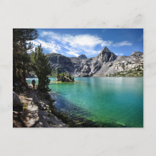 Dam på Upper Rae Sjö 2 - John Muir Trail Vykort