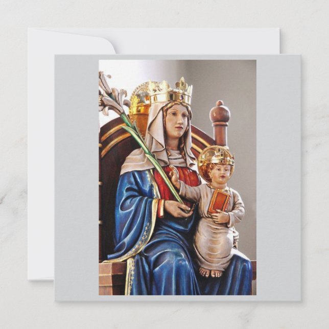 Dam på Walsingham Flat Greeting Card Julkort (Framsida)