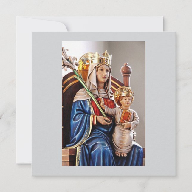 Dam på Walsingham Flat Greeting Card Julkort (Framsida)