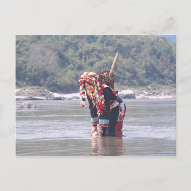 Dam Padaung Vykort (Framsida)