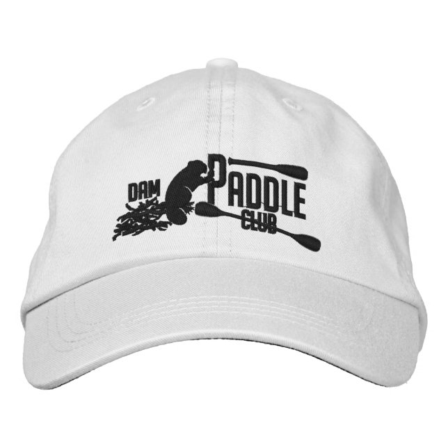 Dam Paddle Klubb Ballcap Broderad Keps (Framsida)