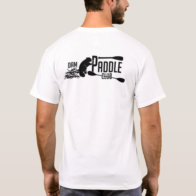 Dam Paddle Klubb Tshirt T Shirt (Baksida)