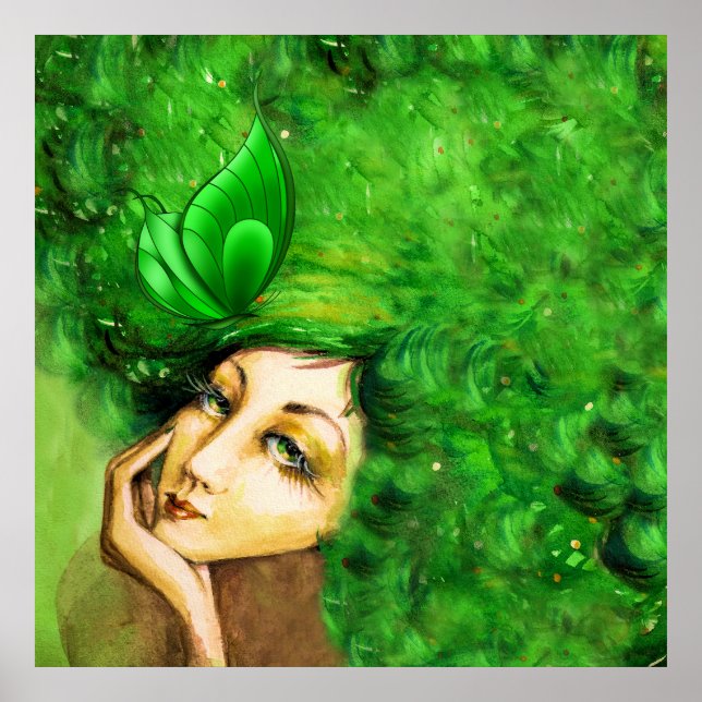 Dam Papilionem Art Poster (Framsidan)