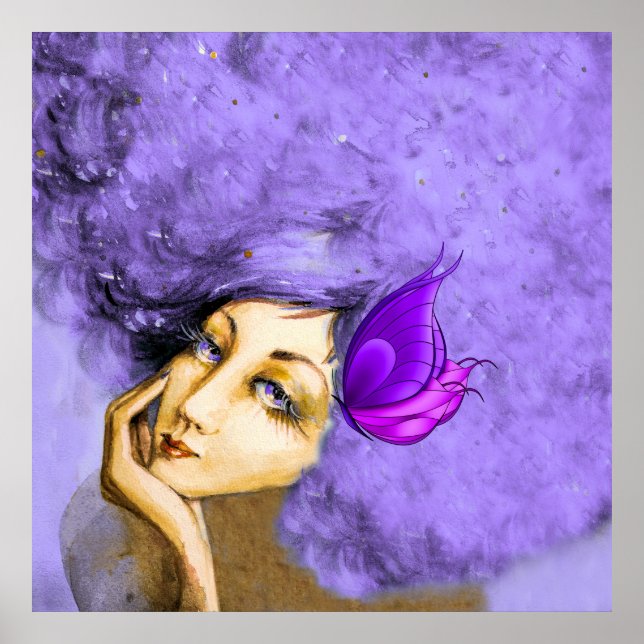 Dam Papilionem Art Poster (Framsidan)