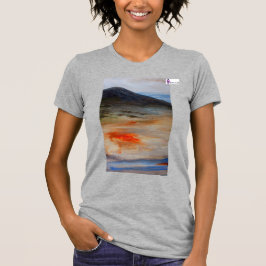 Dam passande tshirts Mörk Bergskonstruktion