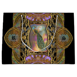 Dam Peacock Monogram Black Elegant