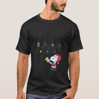 Dam Peanuts jul Santa Snoopy Ho Ho Ho V N T Shirt