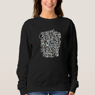 Dam Pepsi Glitch Mönster T Shirt