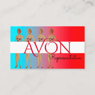 Dam Personlig Avon Visitkort