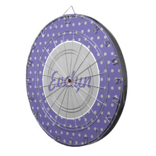 Dam Personlig Polka Dot Dartboard (Lavender) Darttavla