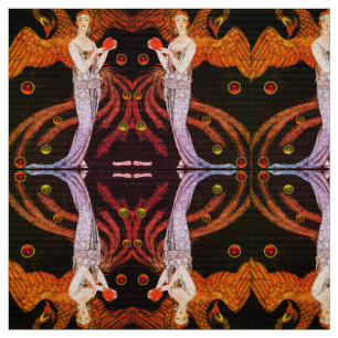 DAM PHOENIX ART DECO BEAUTY MODE Orange Black Tyg