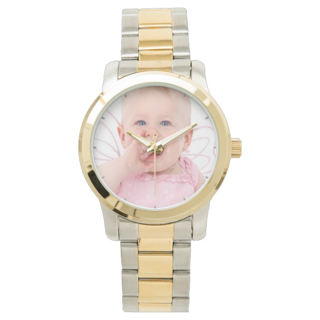 Dam PHOTO Gift Watch Mamma syster Grandma Friend Armbandsur (Framsida)