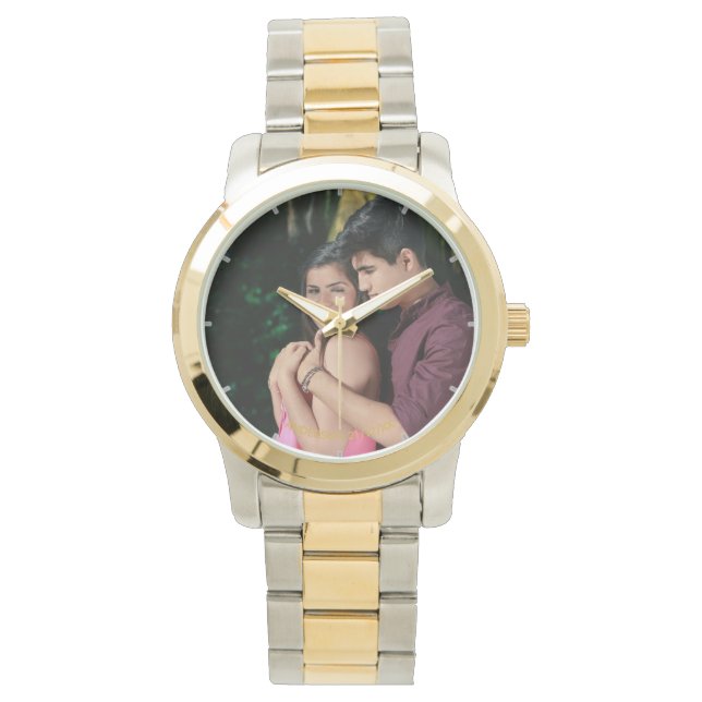 Dam PHOTO Watch Bröllop Birthday Vow Renewal Armbandsur (Framsida)