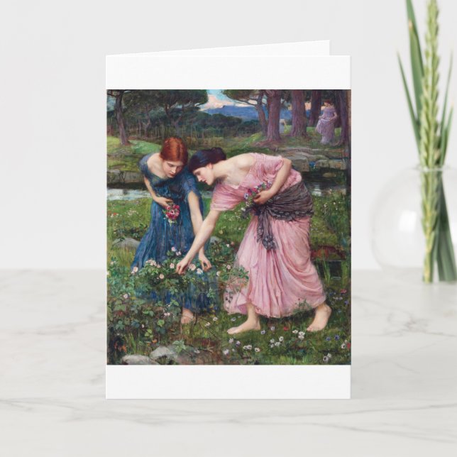 Dam Picking Ro, John William Waterhouse Kort (Framsida)