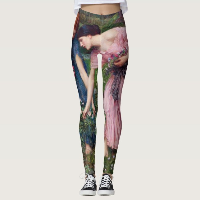 Dam Picking Ro, John William Waterhouse Leggings (Framsida)
