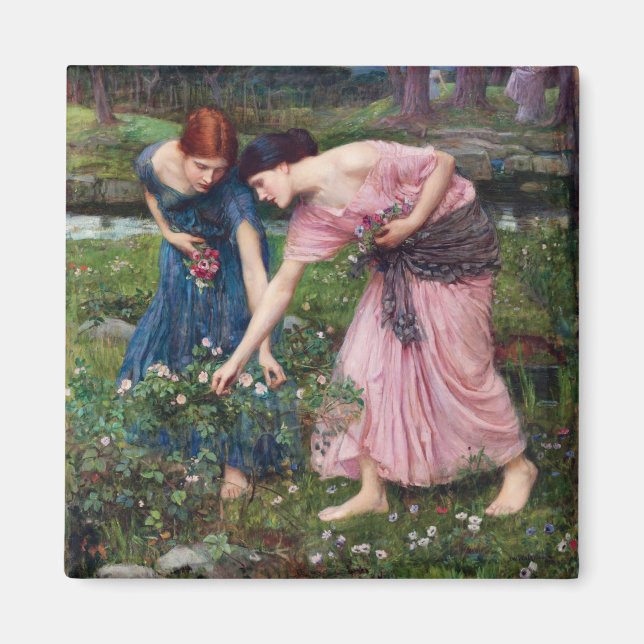 Dam Picking Ro, John William Waterhouse Magnet (Framsidan)