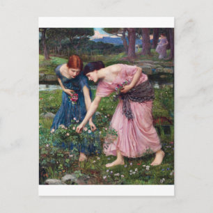 Dam Picking Ro, John William Waterhouse Vykort