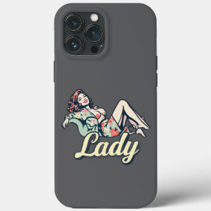 "Dam Pin-Up Art iPhone 13 Pro Max Fodral