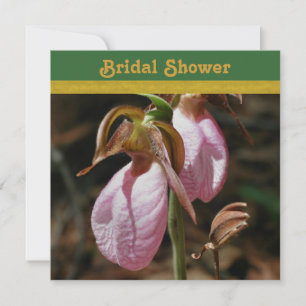 Dam-pipett, orchid Inbjudningskort för möhippan