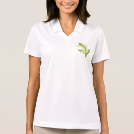 Dam Pique Polo Shirt: Lily of the Valley Tee Shirt