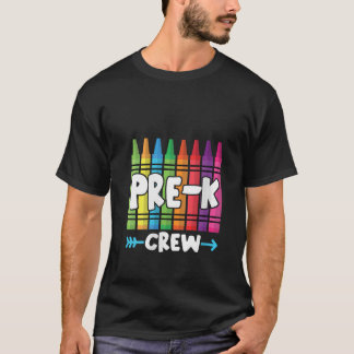 Dam Pre K-tröja Söt förskola Krita Skolfält T Shirt