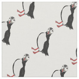Dam Puffin Fabric Tyg