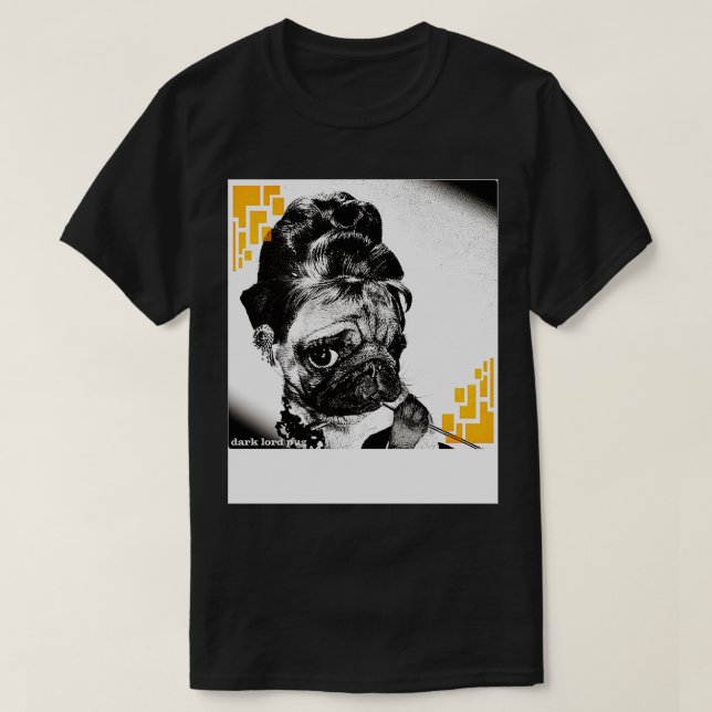 Dam Pug T Shirt (Design framsida)