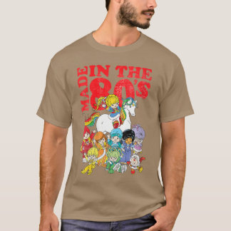 Dam Rainbow Brite Tillverkad på 80-talet Distresse T Shirt