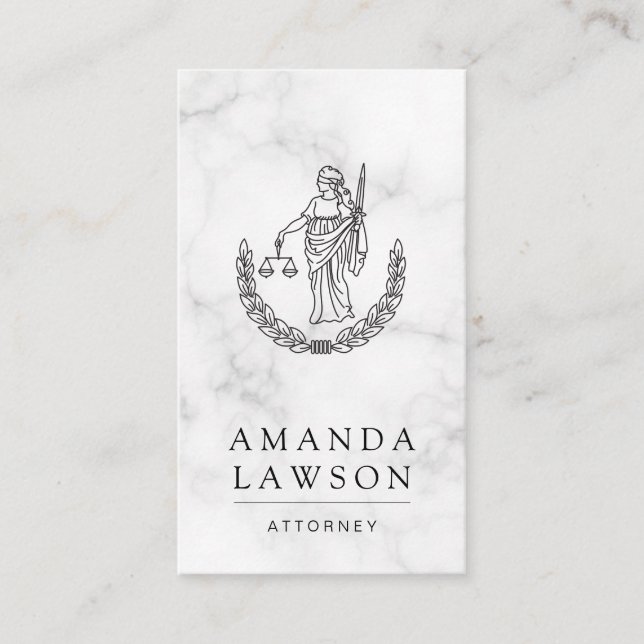 Dam | Rättvisa | Lawyer Tidsbeställning Kort (Framsida)