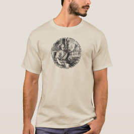 Dam rättvisa och rättvisans skala t-shirt