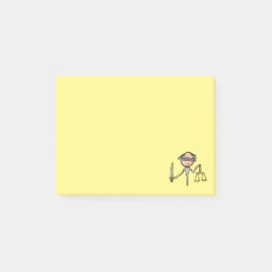Dam Rättvisa Post-it Block
