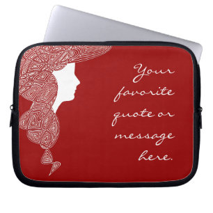 Dam Red Customized Laptop Fodral