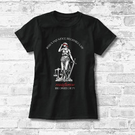 Dam: Resistens mot rättvisan T Shirt